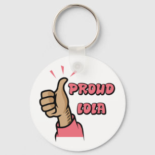 "Proud Lola" Keychain