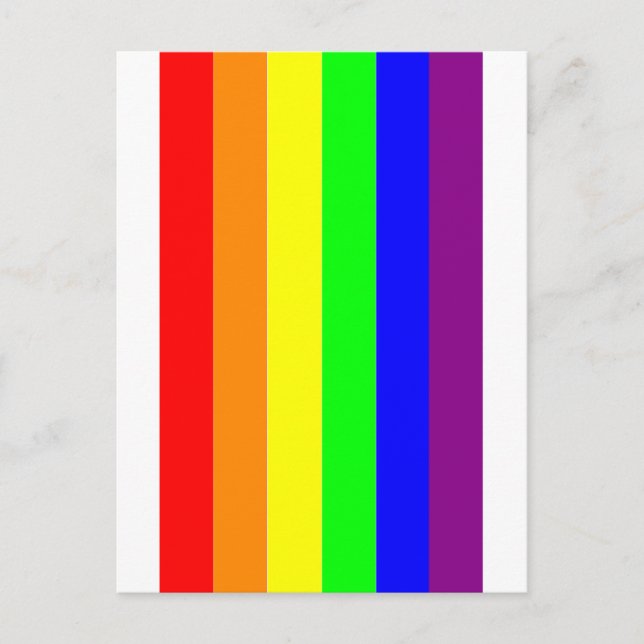 Proud Loud Rainbow Fine Art Poster Postcard (Front)