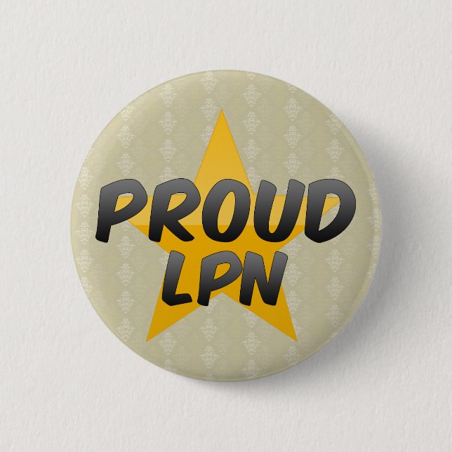 Proud Lpn 6 Cm Round Badge (Front)