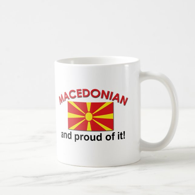 Proud Macedonian Coffee Mug (Right)