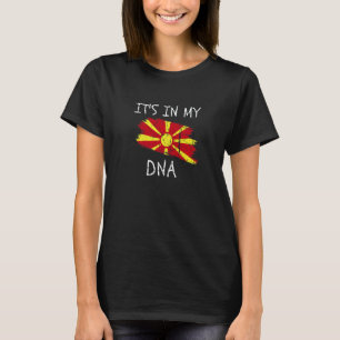 Proud Macedonian Pride It's in my DNA Macedonia Fl T-Shirt