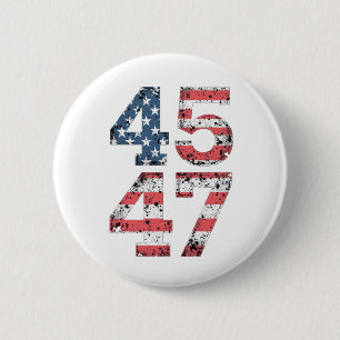 Proud Maga 47th Trump Won Inaguration Day 6 Cm Round Badge