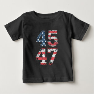Proud Maga 47th Trump Won Inaguration Day  Baby T-Shirt