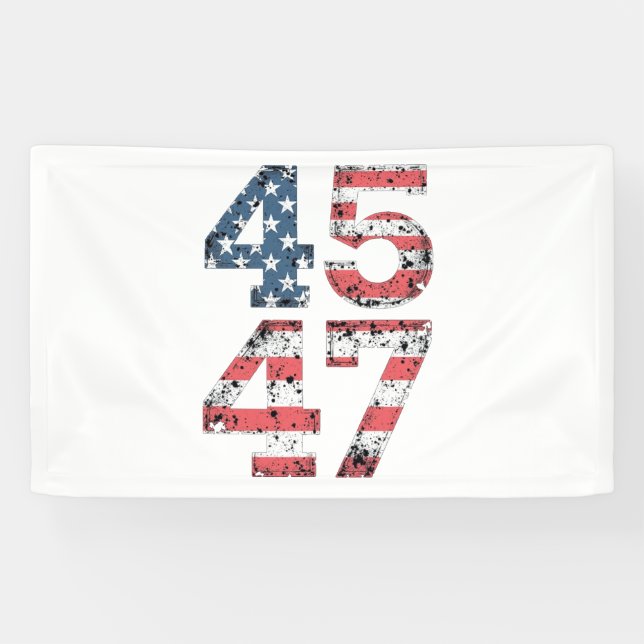 Proud Maga 47th Trump Won Inaguration Day  Banner (Horizontal)