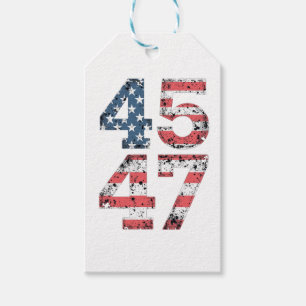 Proud Maga 47th Trump Won Inaguration Day Gift Tags