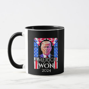 Proud Maga American Trump Won 2024 Inaguration Day Mug