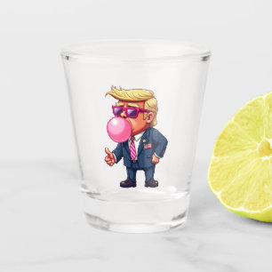 Proud Maga Trump Pixel President Inaguration Day  Shot Glass