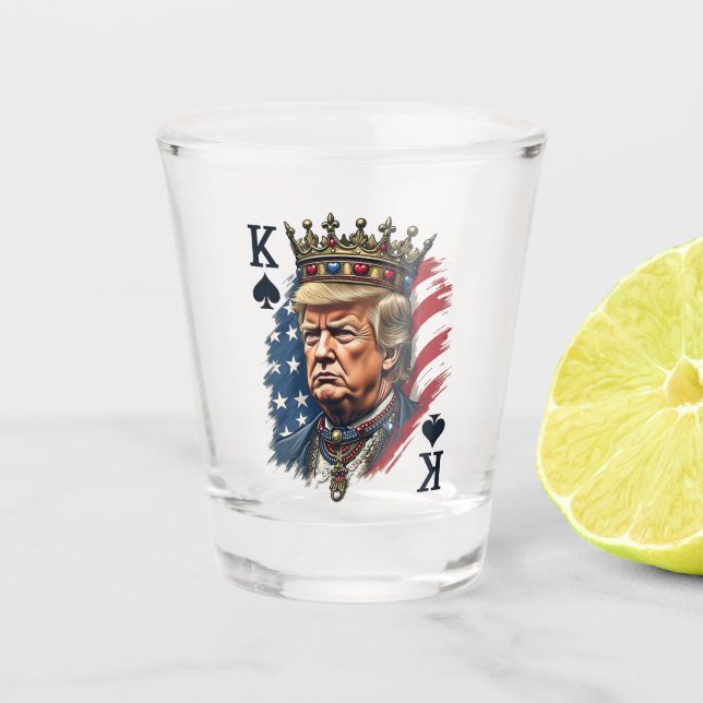 Proud Maga Trump Vance American Inauguration Day Shot Glass (Front)