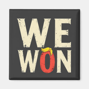 Proud Maga Trump Won Inaguration Day Speech 2025 Magnet