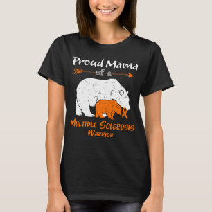 Proud Mama Bear Multiple Sclerosis Awareness T-Shirt