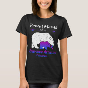 Proud Mama Bear Rheumatoid Arthritis Awareness T-Shirt