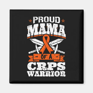 Proud Mama Of A CRPS Warrior RSD Awareness Ribbon Magnet