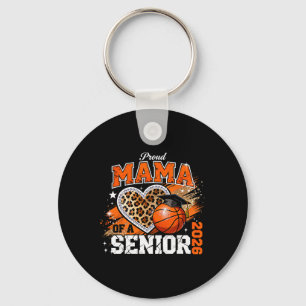 Proud Mama Of A Senior 2026 Sketll Leopard Graduat Key Ring