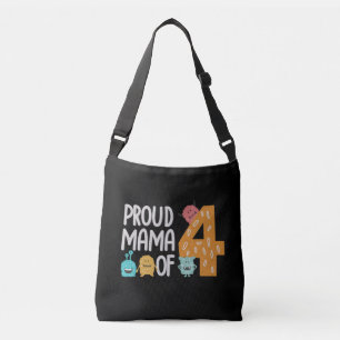 Proud Mama of Four Crossbody Bag