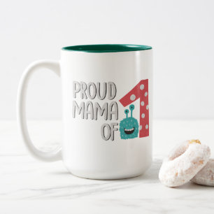 Proud Mama of One Two-Tone Coffee Mug