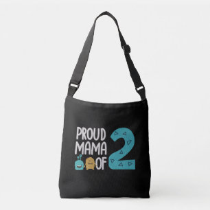 Proud Mama of Two Crossbody Bag