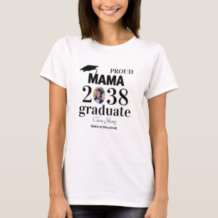 Proud mama personalised graduation T-Shirt