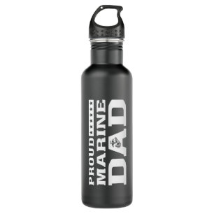 Proud Marine Dad 710 Ml Water Bottle