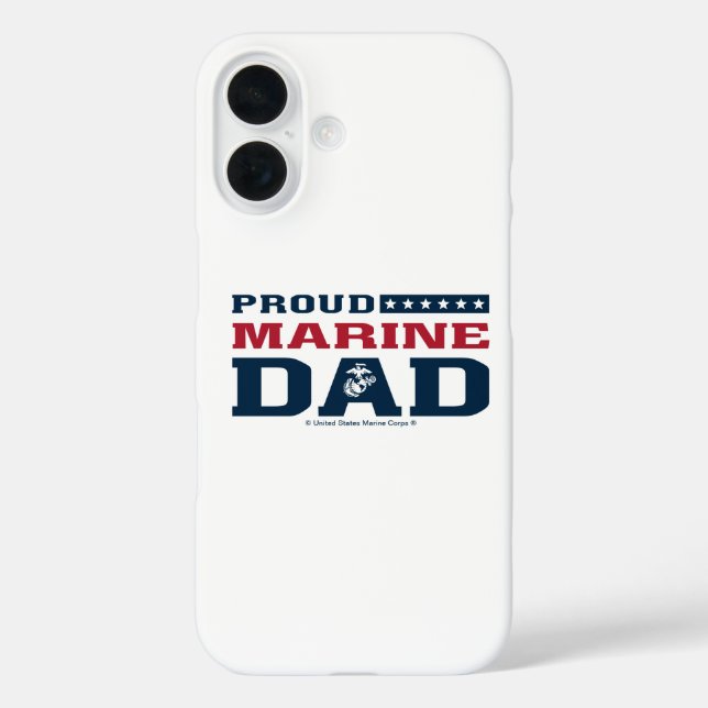 Proud Marine Dad - Colour Case-Mate iPhone Case (Back)