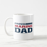 Proud Marine Dad - Colour