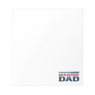 Proud Marine Dad Notepad