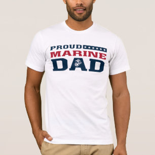 Proud Marine Dad T-Shirt