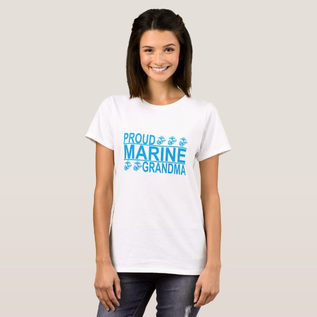 PROUD MARINE GRANDMA ..png T-Shirt (Front Full)
