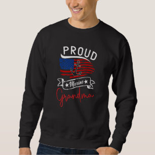 Proud Marine Grandma Sweatshirt