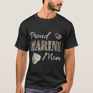 Proud Marine Mum  T-Shirt