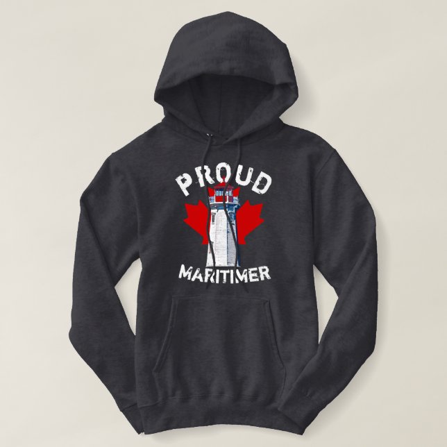 Proud Maritimer shirt Nova Scotia peggy's cove (Design Front)