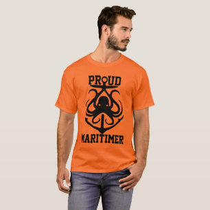 Proud Maritimer t-shirt octopus Lighthouse route
