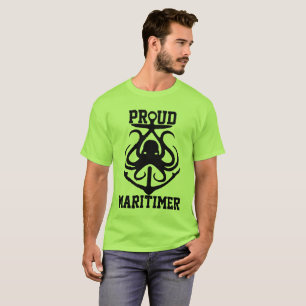Proud Maritimer t-shirt octopus Lighthouse route