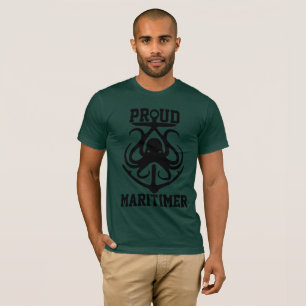 Proud Maritimer t-shirt octopus Lighthouse route