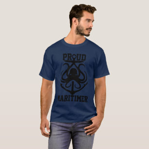 Proud Maritimer t-shirt octopus Lighthouse route 