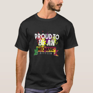 Proud mechanic citizen Profession career worker 1 T-Shirt