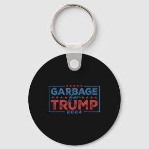 Proud Mega Garbyge For Trump Supporter Key Ring