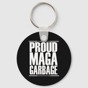 Proud Mega Garbyge Trump Supporter 4 Key Ring