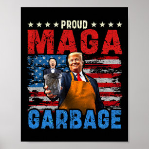 Proud Mega Garbyge Trump Vance Supporter Poster
