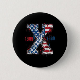 Proud Member Of The Your Feelings Gen X Usa 4th Of 6 Cm Round Badge