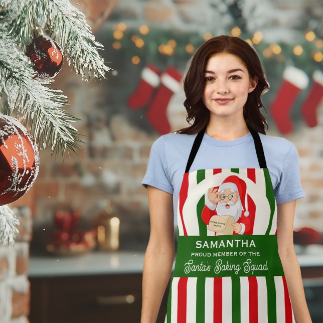 Proud Member Santa's Baking Squad Baker Christmas Apron (Proud Member Santa's Baking Squad Baker Christmas Apron)