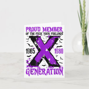 Proud Member X Generation For Your Feelings Hallow Card