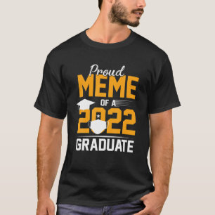 Proud Meme Of A 2022 Graduate Senior Face Mask T-Shirt