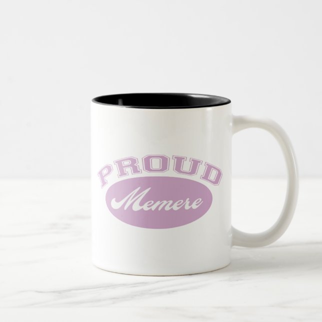 Proud Memere Two-Tone Coffee Mug (Right)