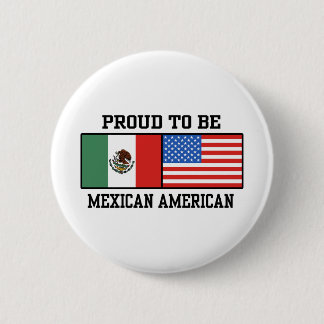 Proud Mexican American 6 Cm Round Badge