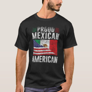 Proud Mexican American Usa Mexico America Mexican T-Shirt