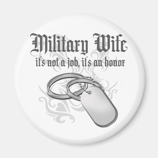 Proud Military Wife Magnet (Front)