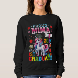 Proud Mima of a 2024 Graduate Unicorn Mima Sweatshirt