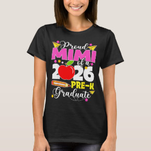 Proud mimi of 2026 pre-k graduate mothers day T-Shirt