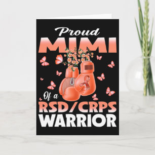 Proud Mimi Of A Rsd Crps Warrior Awareness Boxing Card