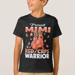 Proud Mimi Of A Rsd Crps Warrior Awareness Boxing T-Shirt